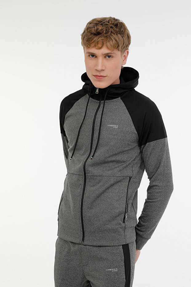 ML RENATO-CB 18SD1155 3PR GRAY MULINE Men's Tracksuit Top