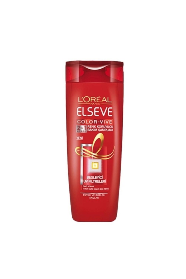24'lü Elseve Şampuan 450 ml. Color-Vive 2In1 Renk Koruyucu EMH - 1
