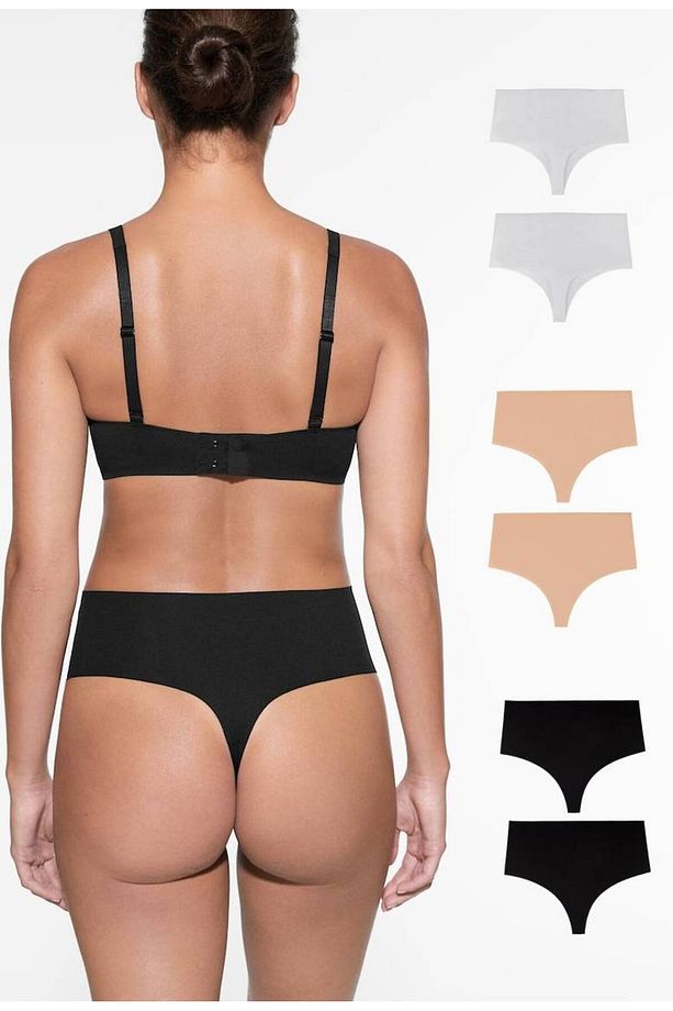 gecko yüksek bel string tanga lazer kesim toparlayıcı 6 adet - 1