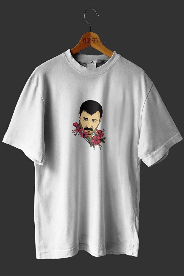 Azer Bülbül Design Printed Oversize T Shirt