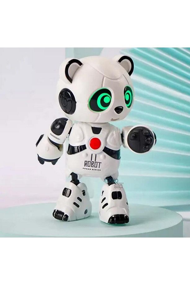 Akıllı Panda Söylediklerini Tekrar Etsin Ses Kayıt Edip Konuşan Şarjlı Oyuncak Robot - 7