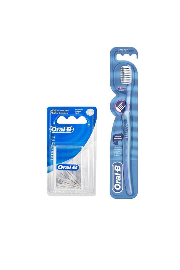 Diş Fırçası Ortho Yumuşak Arayüz Diş Fırçası Yedeği Eğimli 6 Adet - 1
