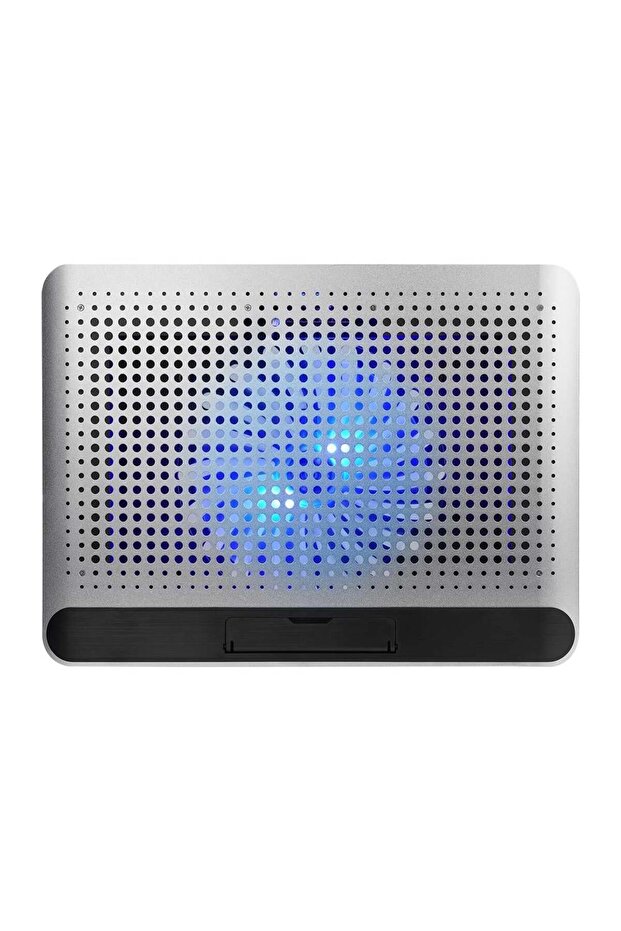 AD-Q5 Windcooler Hız Kontrollü Alüminyum Gövde 2Usb Notebook Soğutucu - 4