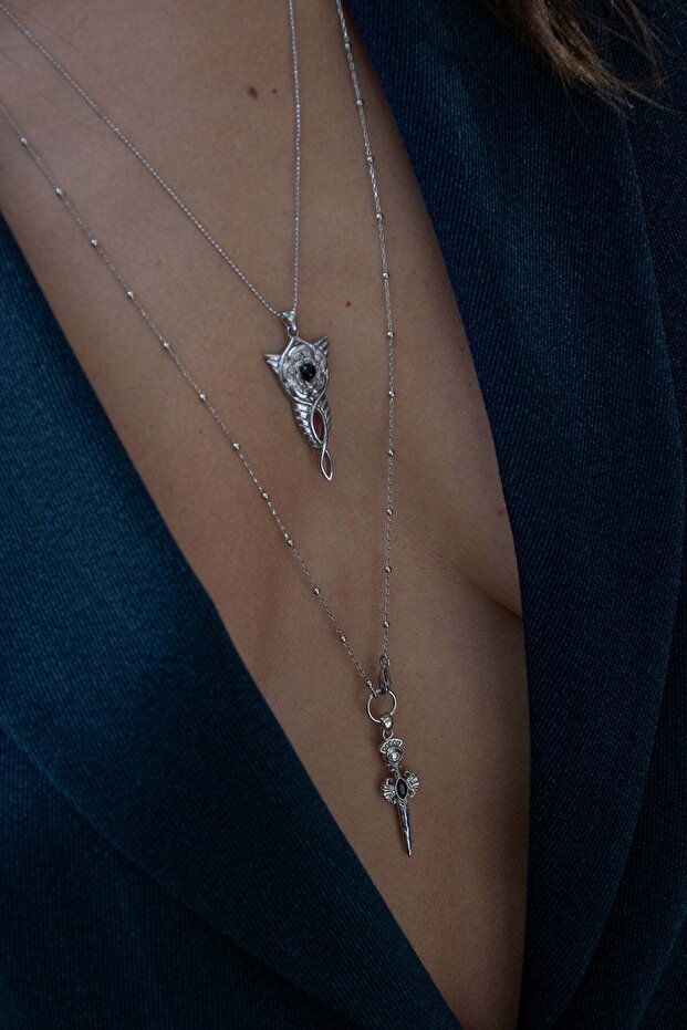 ESPADA GÜMÜŞ KOLYE - 1