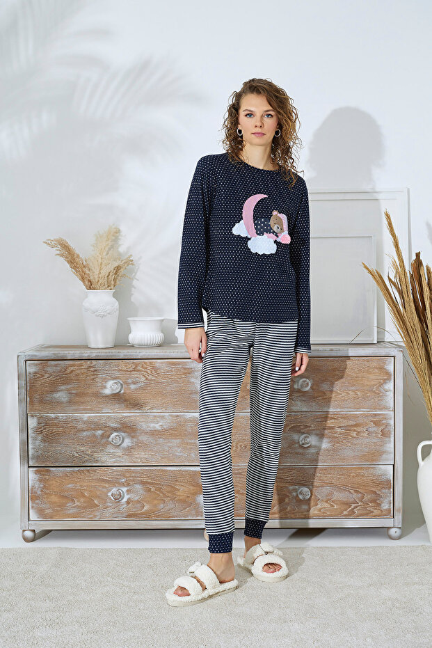 14987 بدلة بيجامة مطبوعة - 2