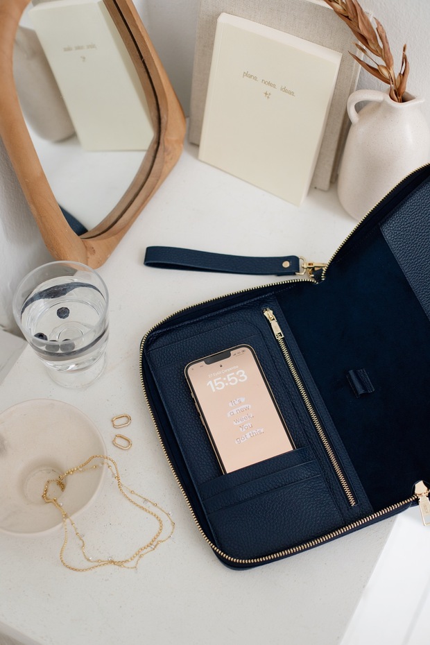 Deri Planlayıcı A5 Pilot Blue - 3