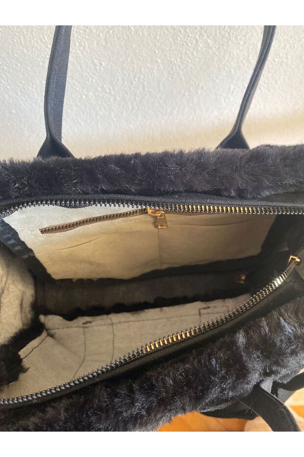 Geanta tip tote pluș geantă 21x21cm - 5