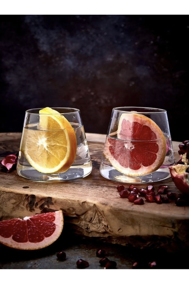 Heat Resistant Presentation And Juice Glass Japanese Style Fuji Mountain Glass Cup 350ml Cone Cup 1 Piece