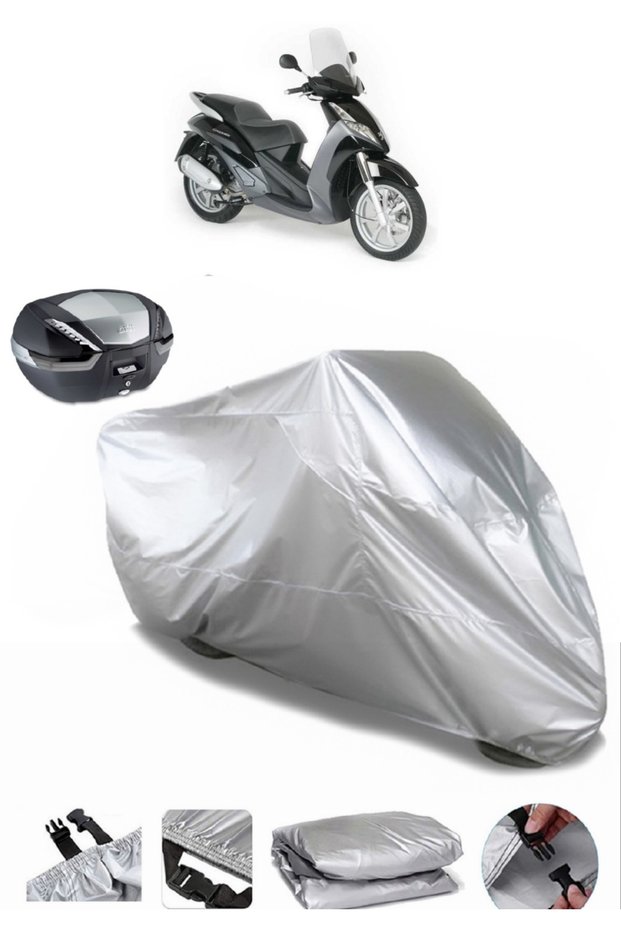 Peugeot Geopolis 250 Rear Bag Compatible Tarpaulin Premium Quality Motorcycle Tarpaulin