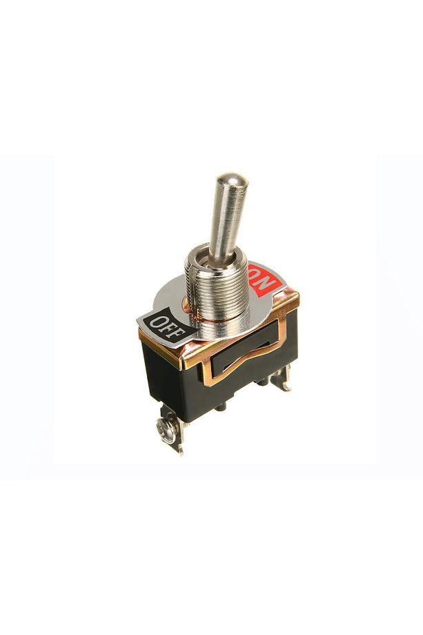 2 ADET-Toggle Switch 3P ON-OFF Ø12mm Araba Tekne Rocker Geçiş Anahtarı - 4