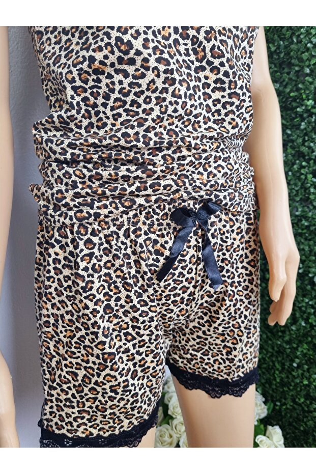 طقم شورت رياضي ليوبارد - 3