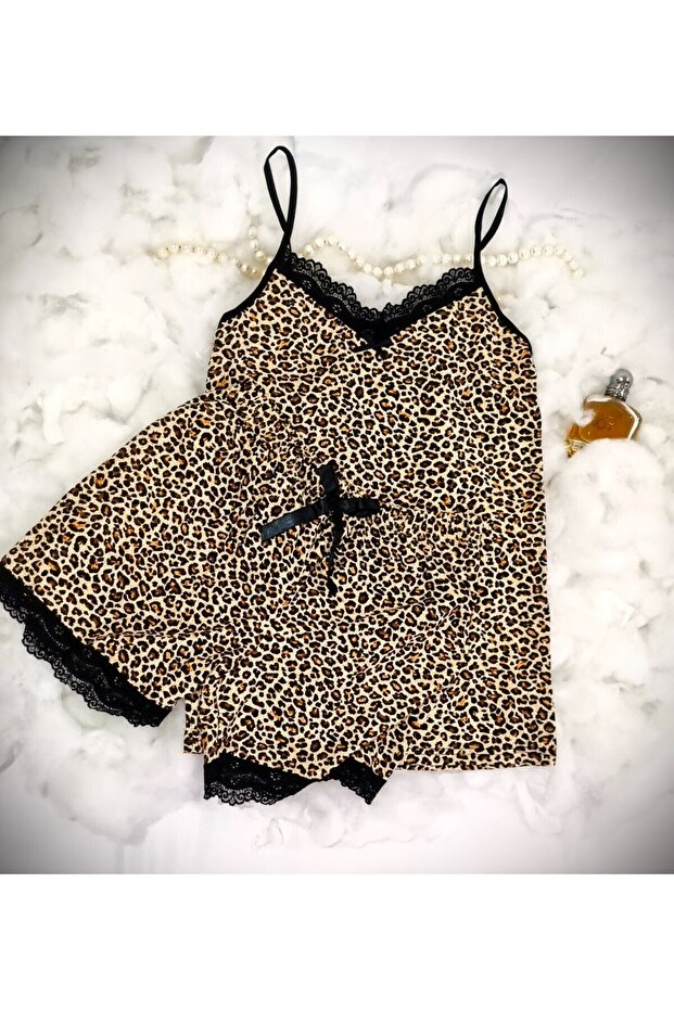 طقم شورت رياضي ليوبارد - 4