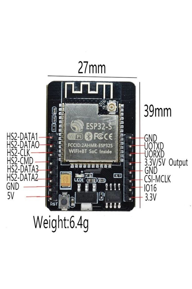 Esp32-cam + Esp32 Seri Wifi Esp32 + Ov2640 Kamera Esp32 Cam - 5