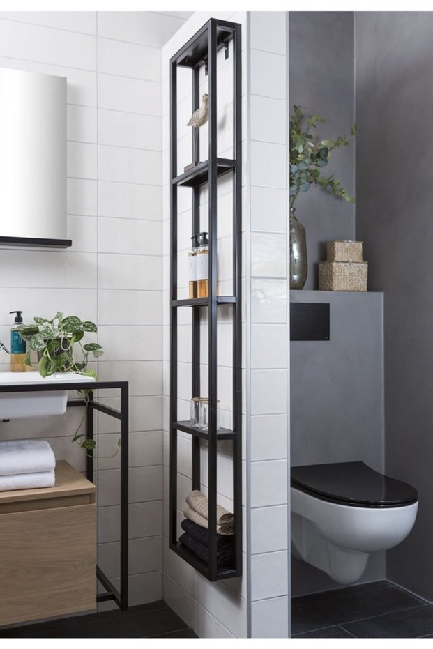Metal Banyo Rafı