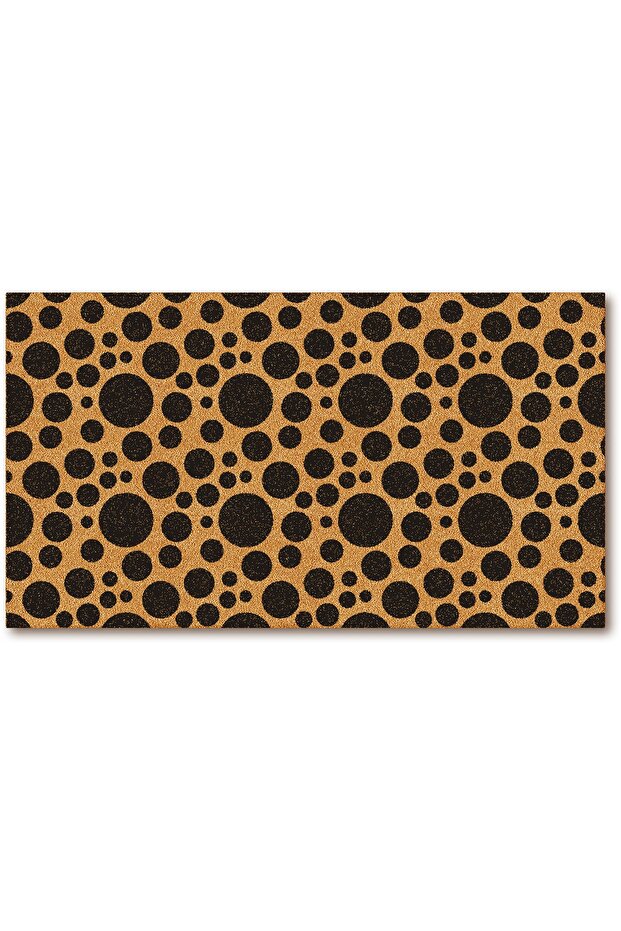 Polka Dot Patterned Door Mat - 2