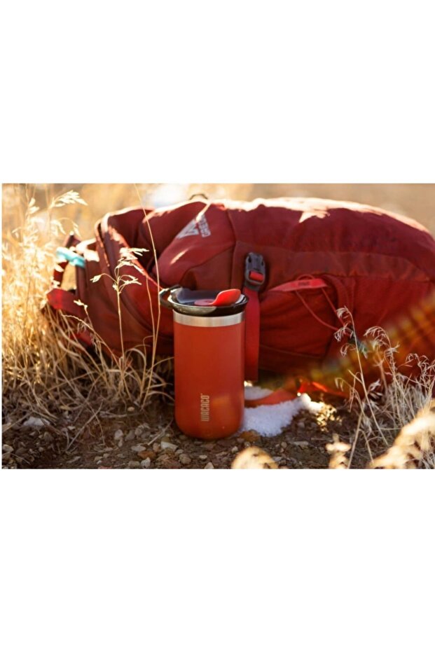 Octaroma Lungo Termos Mug Kırmızı - 5