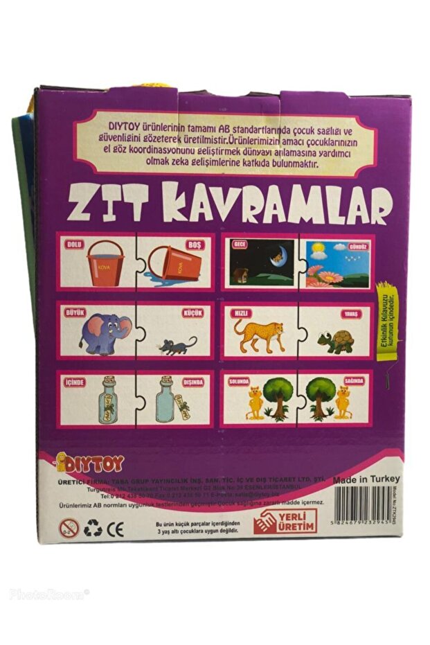 Zıt Kavramlar Puzzle Yapboz - 4