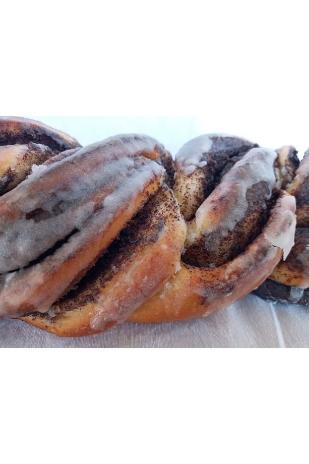 Alman Haşhaşlı Çörek 600 g - Mohnzopf - 2
