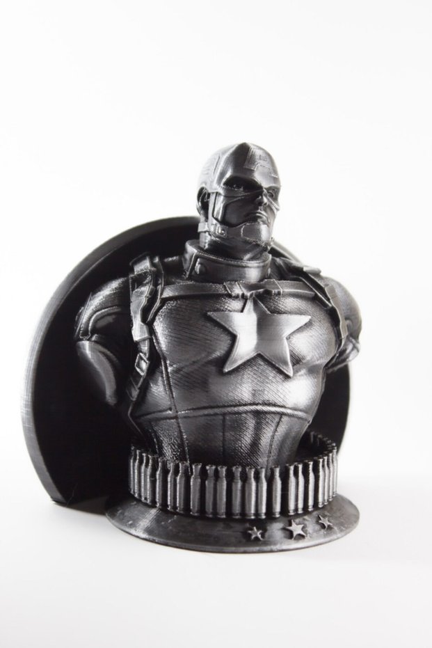 Captain America Büst Figür - Marvel Comics - 10 cm