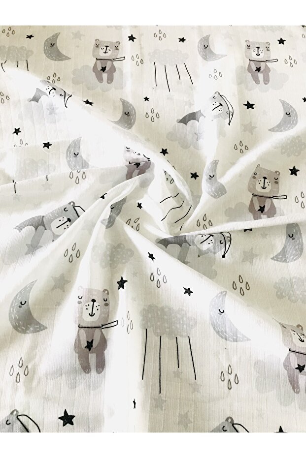 Sevimli Ayıcık Çok Amaçlı Müslin Örtü Battaniye - 2