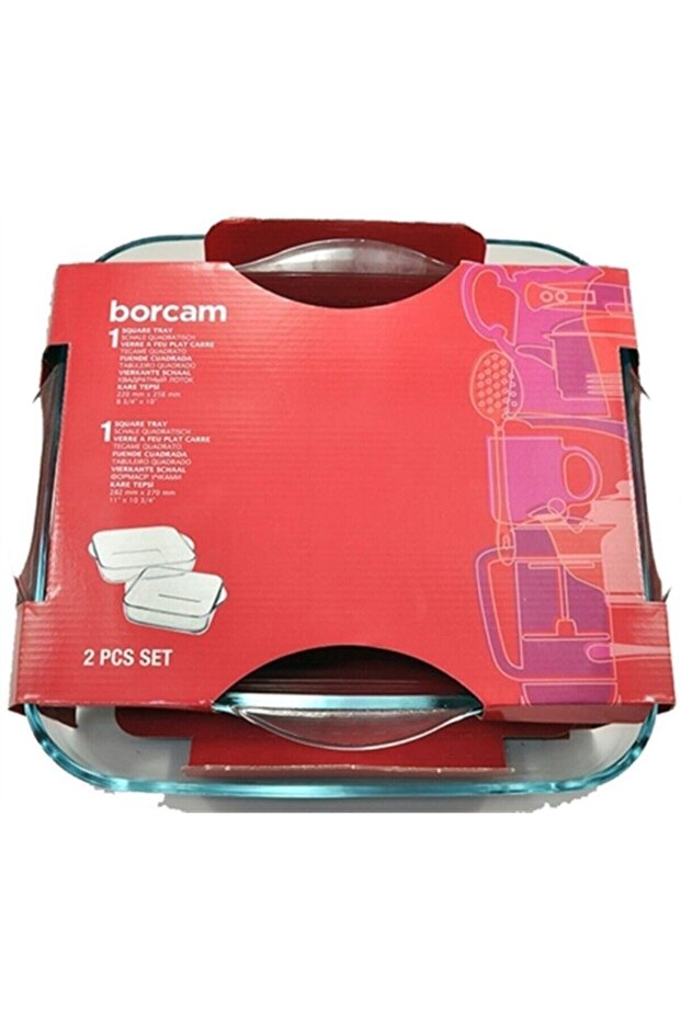 Square Double Pyrex Set159033 - 2