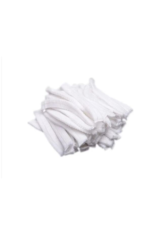 100 Adet -tek Kullanımlık Akordeon Tela Bone - Tek Lastik - 40 Cm - 1