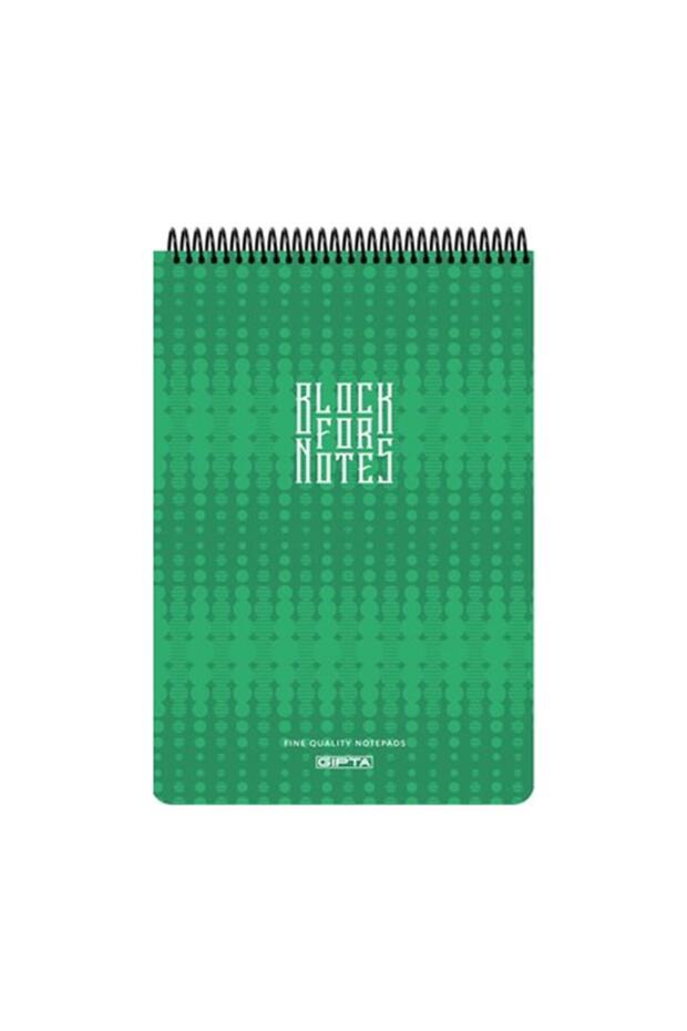 Block For Notes A4 100 ورقة مذكرة حلزونية مخططة - 1