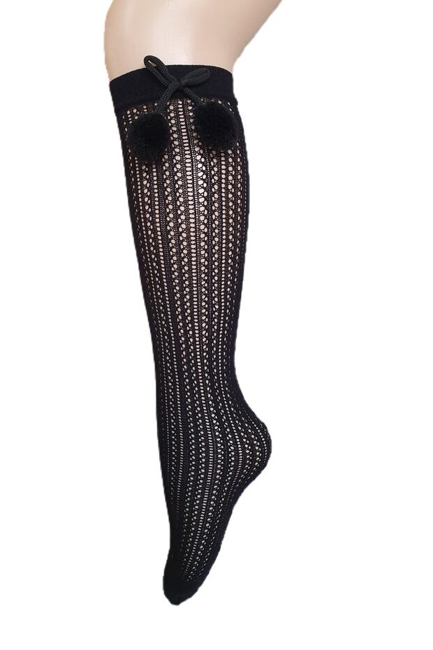 جوارب فيري بوم بوم شبكية للركبة - 1