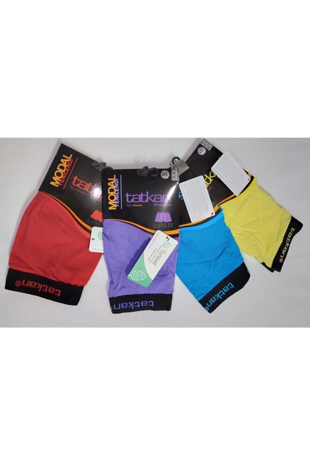 Eco Soft Modal Boxser 4 Adet - 1