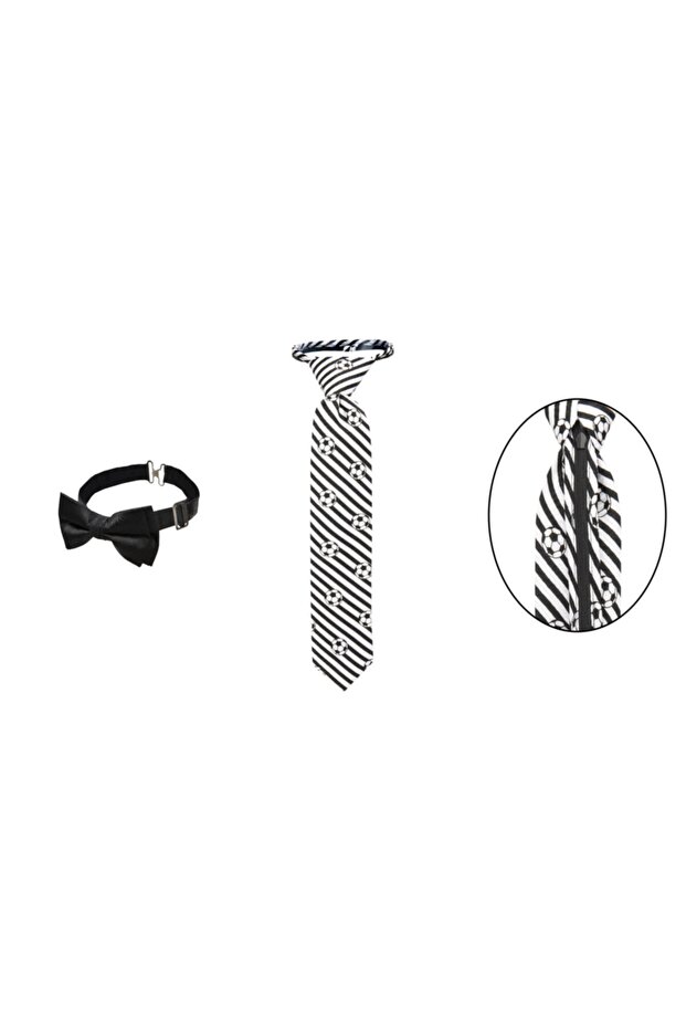 Çocuk Papyon Kravat 2 Li Set - 1