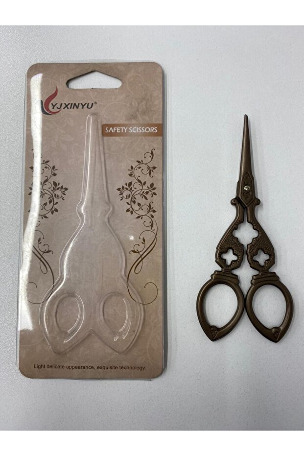Yjxınyu Bronz Desenli Makas - 2