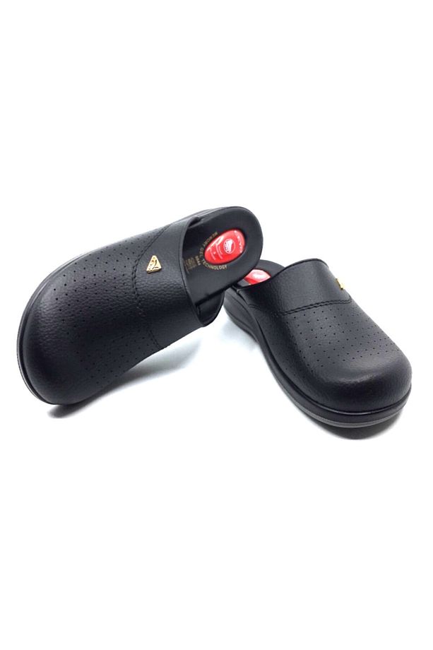 9844 Flex-1 Siyah Ortopedi Microfiber Technology Sabo Unısex Comfortable Memory Foam Gel System - 2