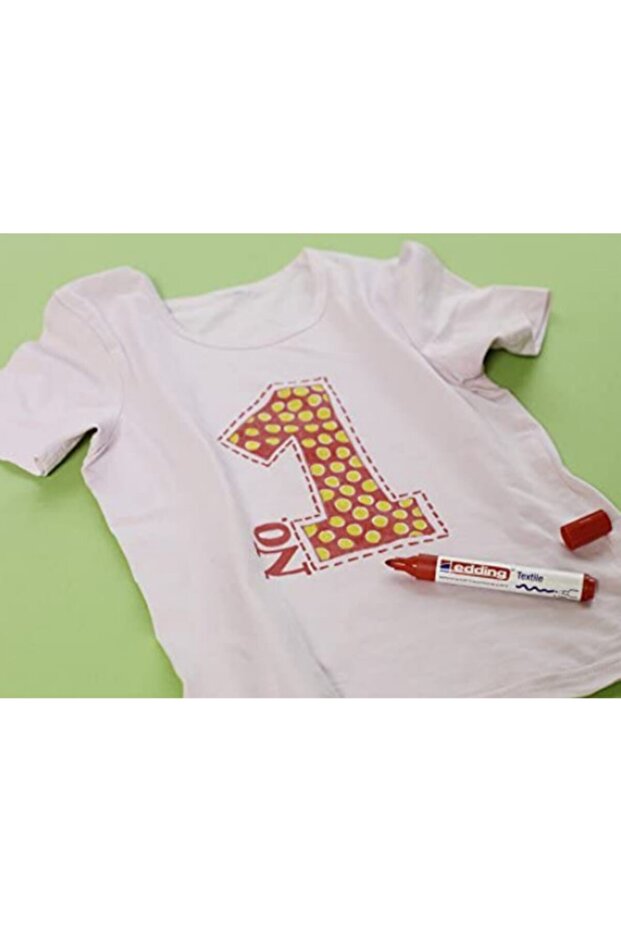 Tekstil Markörü Kumaş Boyama Kalemi 2-3 Mm Siyah - 4