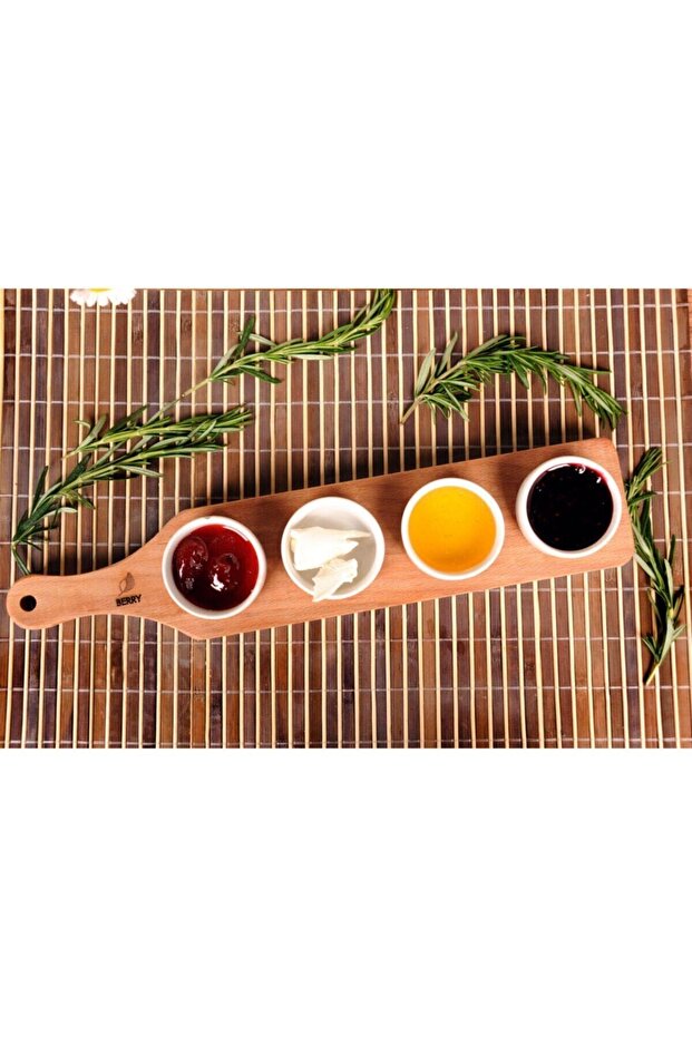 Berry Ahşap Standlı 4'lü Sosluk - 3