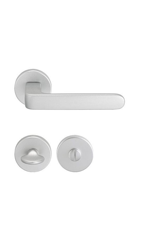 Mental Wc Kapı Kolu Seti, Mat Krom Renk - 1