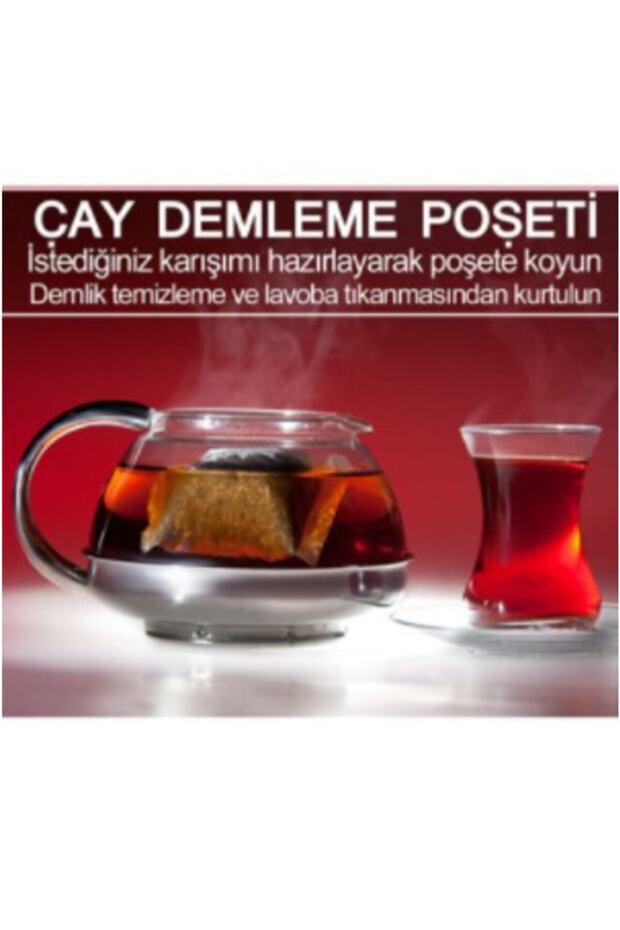 Kağıt Çay Demleme Poşeti Filitresi Poşetten Süzgeç 25 Li Paket Ev Ofis Seyahat - 3