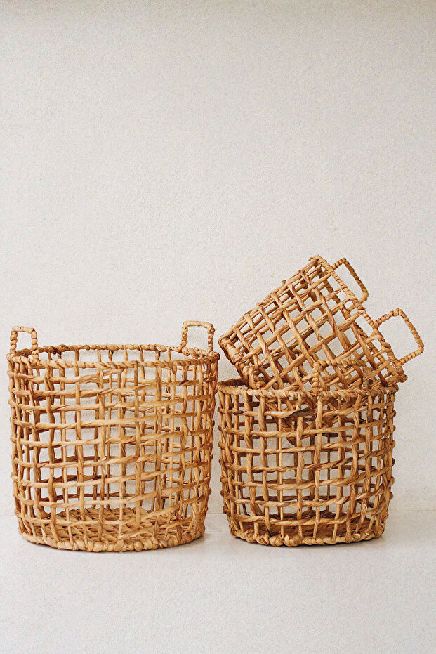 Hasır Sepet Orta Boy - 3