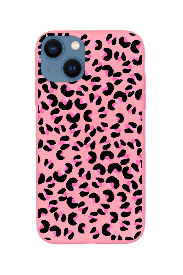 iPhone 14 Plus Pink Tone Leopard Pattern Launch Premium Phone Case - 1