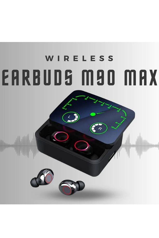 M90 Max Bluetooth Kulaklık Powerbankli Hız Göstergeli Mikrofonlu Kulak içi Oyuncu Rgb Stereo V5.3 - 3