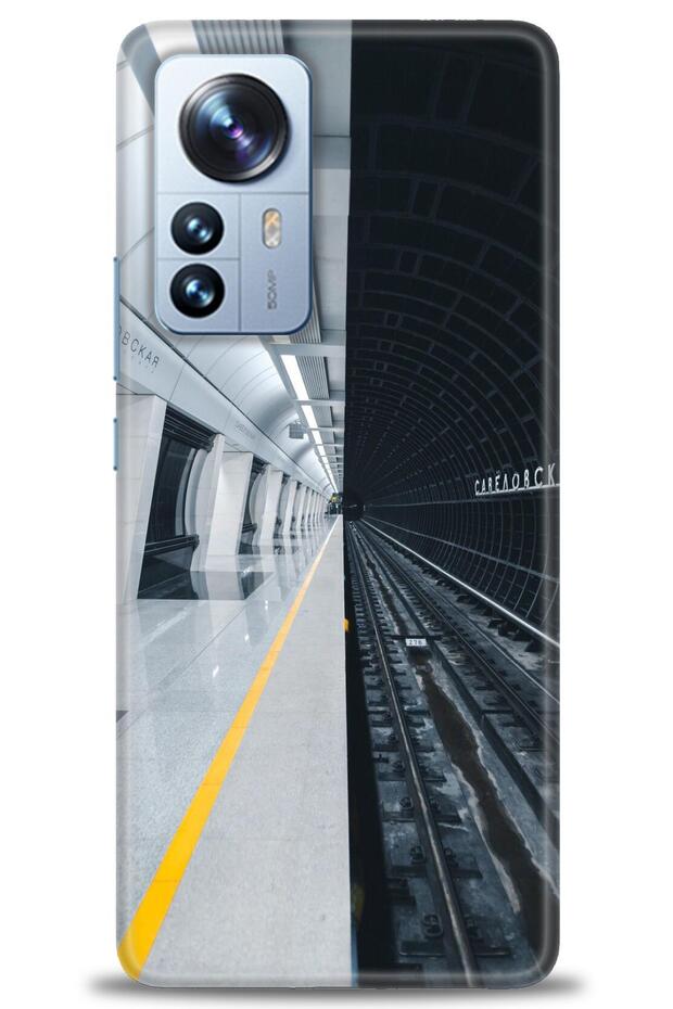 حافظة هاتف Xiaomi Mi 13 Pro مطبوعة بدقة HD - محطة مترو + واقي شاشة كامل