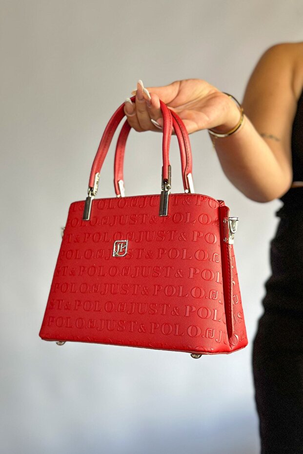Women's Sports Shoulder Bag - Medium Size, 24 Cm*17 Cm, 4019 Red