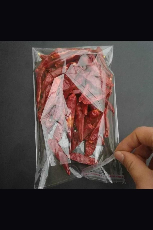 26x35cm Şeffaf Bantlı Yapışkanlı Parlak Jelatin Poşet Hediye Çeyiz Aksesuar Paketleme Poşeti 100 Ad - 5