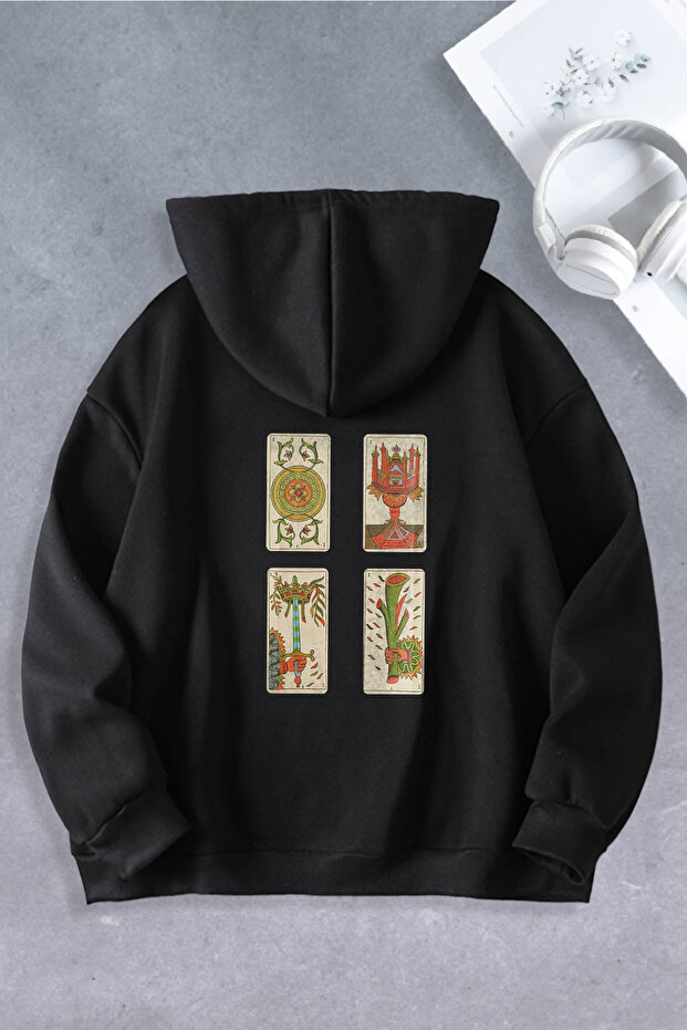 Nevermind Unisex Women's Men's Minor Tarot Model Oversize Sweatshirt 2 Yarn