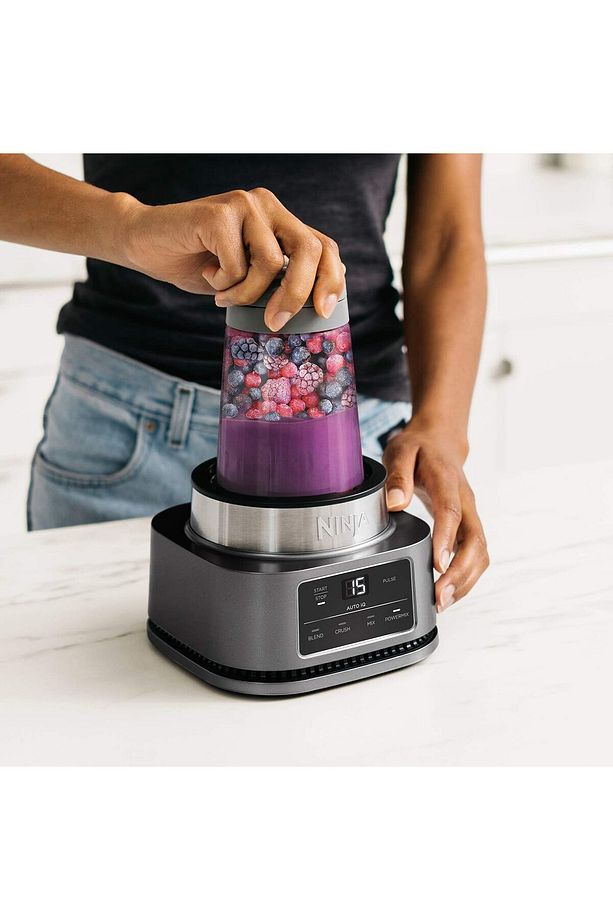 Power Nutri Blender 2'si 1 arada, Smoothie Kaselerini ve Dondurulmuş İçecekleri Karıştır - 3