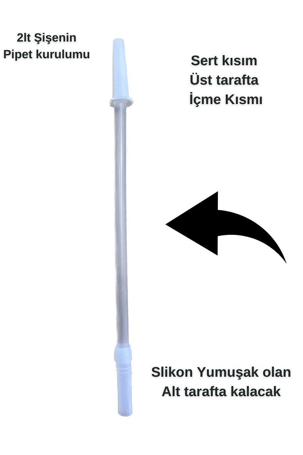 The Bottle Motivasyonel 2li Su Matarası Su Şişesi Suluk 2lt 750ml Yavrulu Tritan Su Şişesi Suluk - 5