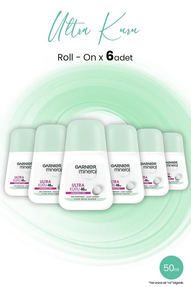 Mineral Ultra Kuru Roll-on 48 Saat X 6 Adet - 1