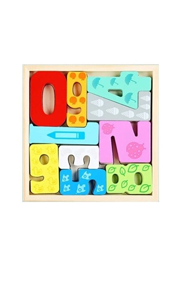 Wooden Cartoon 3D Jigsaw Puzzle Montessori Cognitive Matching