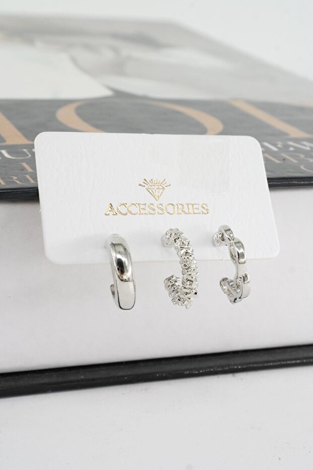 Women's 3-piece earrings