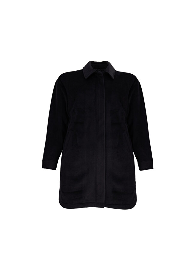 Fleece Jacket with Side Pockets - 1