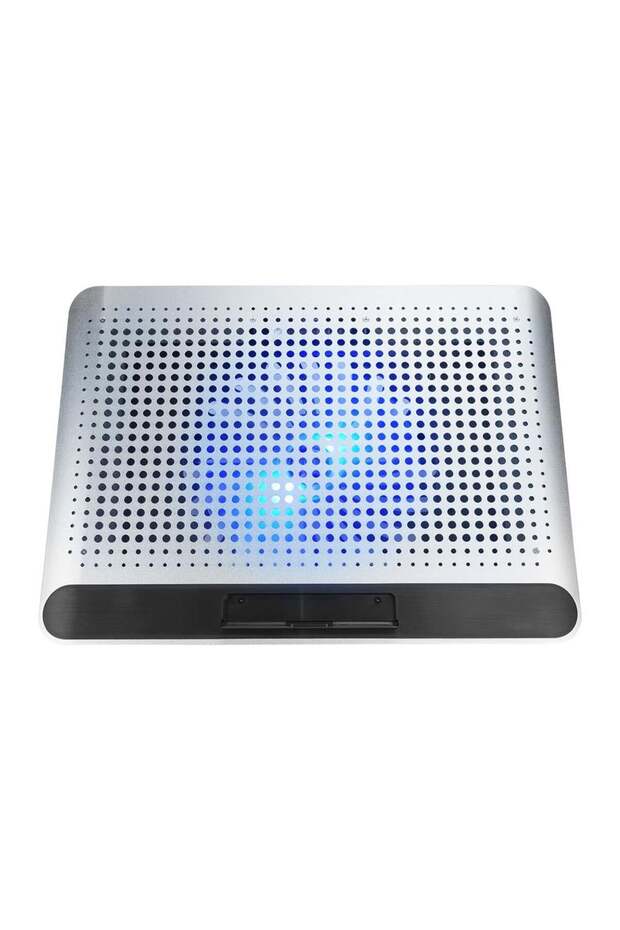 AD-Q5 Windcooler Hız Kontrollü Alüminyum Gövde 2Usb Notebook Soğutucu - 3